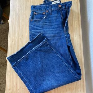 Madewell Wide Leg Crop Jeans